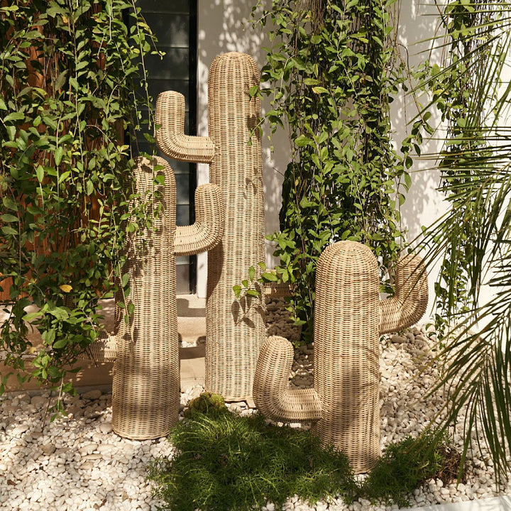 Decorative basket in the shape of a cactus Stornfield