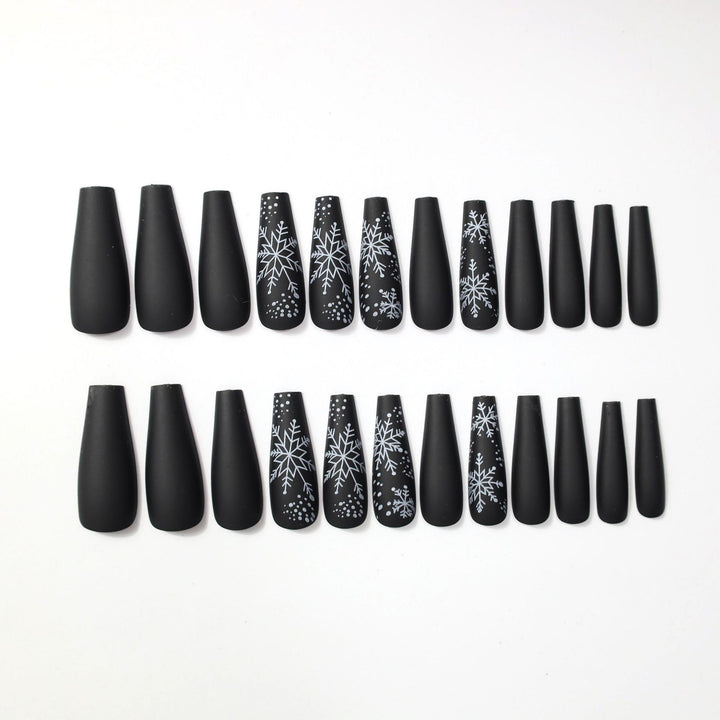 Artistic Winter-Themed Nail Art Design Stornfield