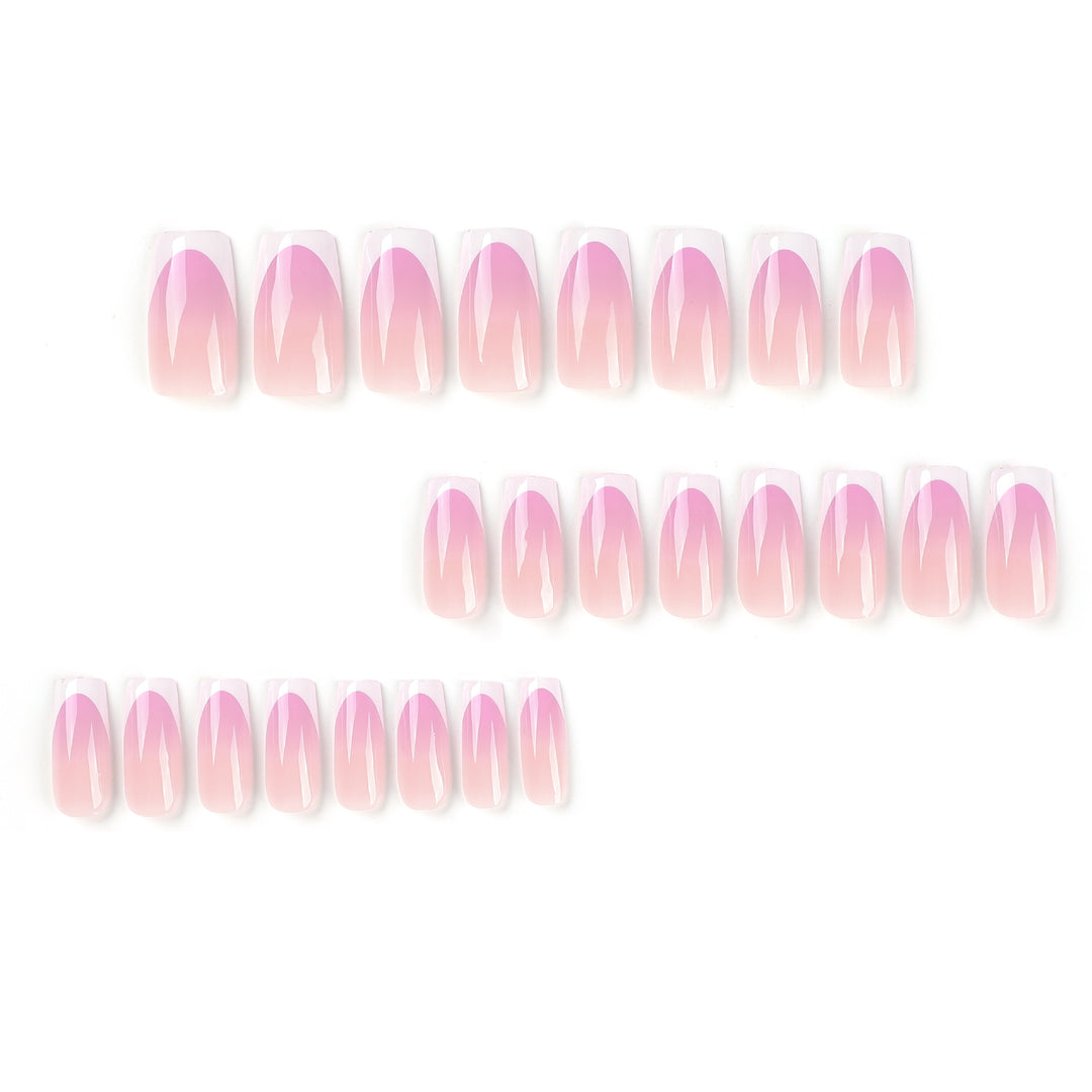 Artful Nail Extensions with Delicate Ombre Design Stornfield