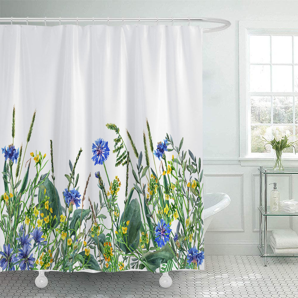 Botanical Illustration Shower Curtain Stornfield