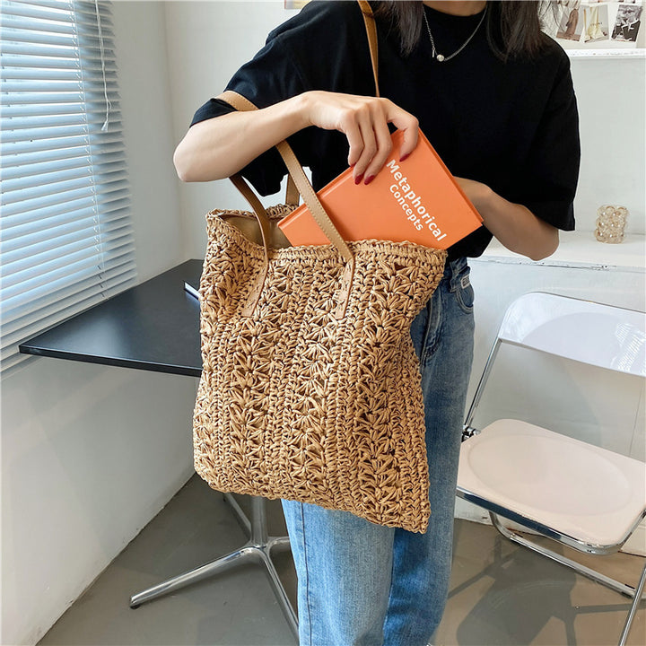 Hand-knotted tote bag made from natural materials Stornfield