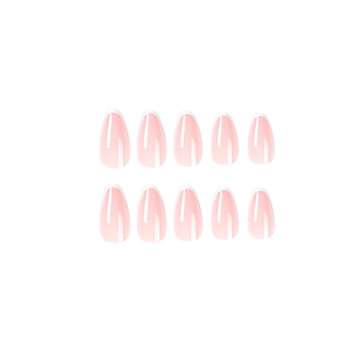 Artistic Stiletto Nails with Elegant French Tip Design Stornfield