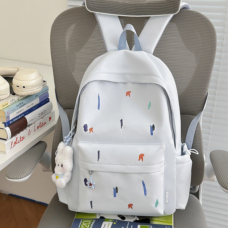 Lightweight Backpack with Cute Embroidered Design Stornfield