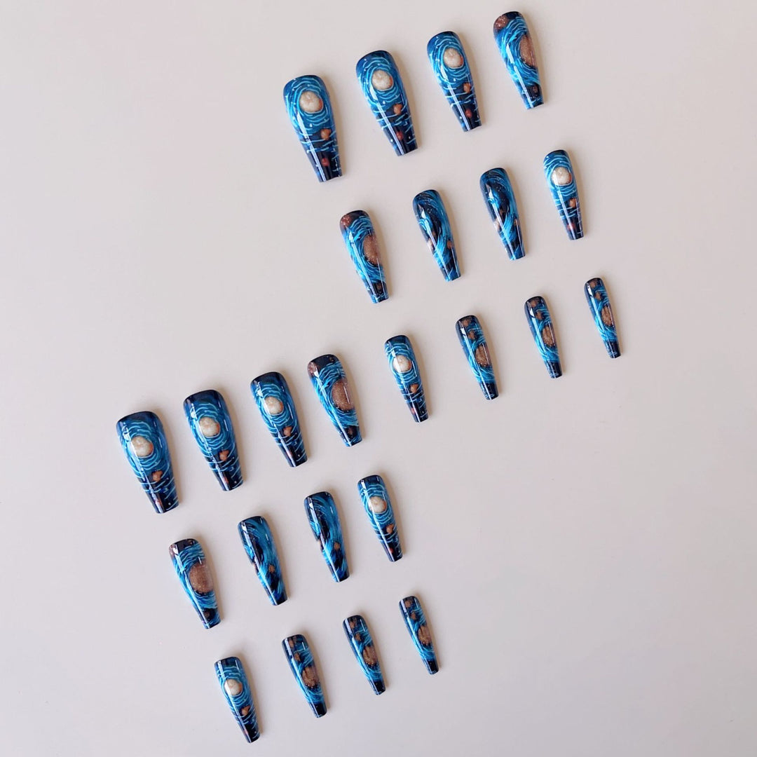 Creative Nail Art Set with Galactic Design Stornfield