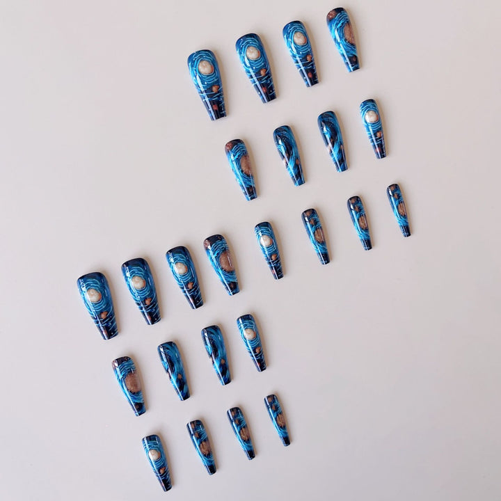 Creative Nail Art Set with Galactic Design Stornfield