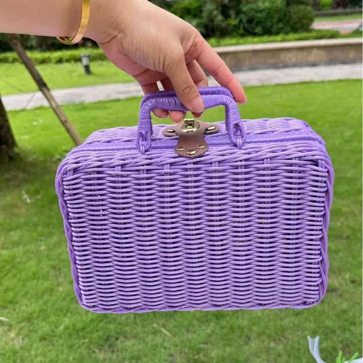 Ladies stylish and practical rattan cosmetic box Stornfield