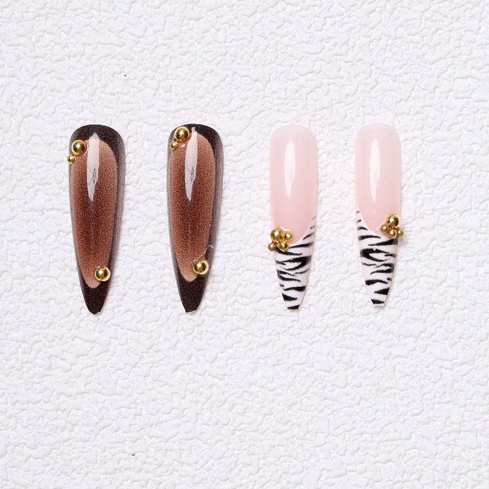 Artistic Stiletto Press-On Nails Stornfield