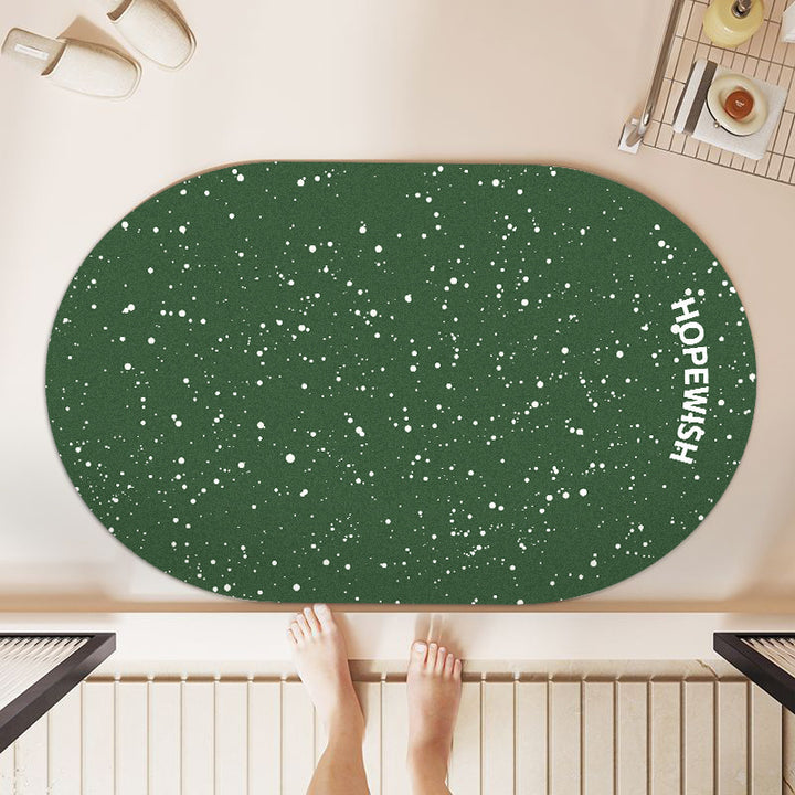 Soft Floral Bath Rug