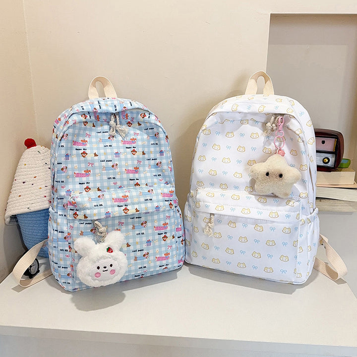 Playful Animal Print School Backpack Stornfield