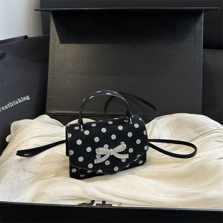 WoElegant Polka Dot Handheld Satchel Bag Stornfield