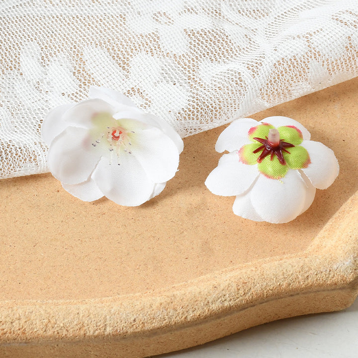 Elegant Fabric Floral Hair Clip Set