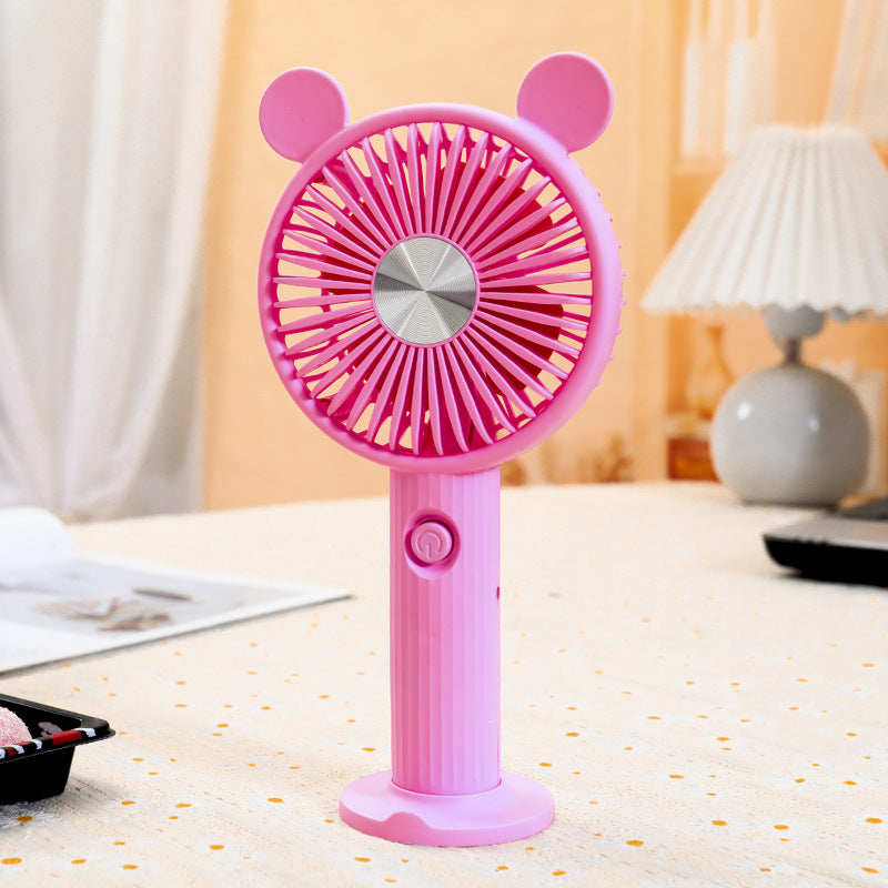 Women's Portable Mini Fan with Animal Ears Stornfield