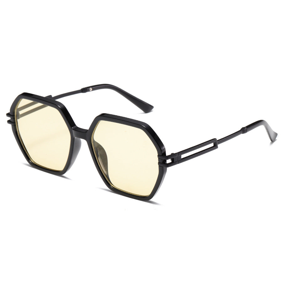Women's fashionable sunglasses in avant-garde hexagon design Stornfield