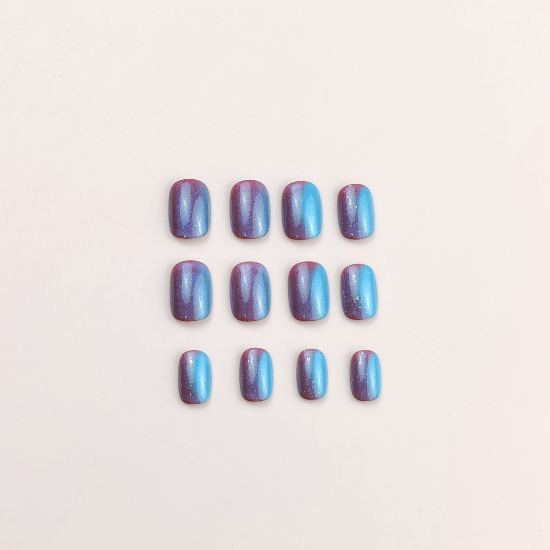 Artistic Press-On Nail Art Enhancements Stornfield