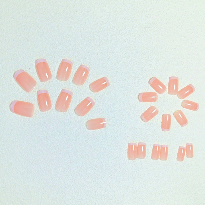Elegant French Tip Press-On Nails Set Stornfield