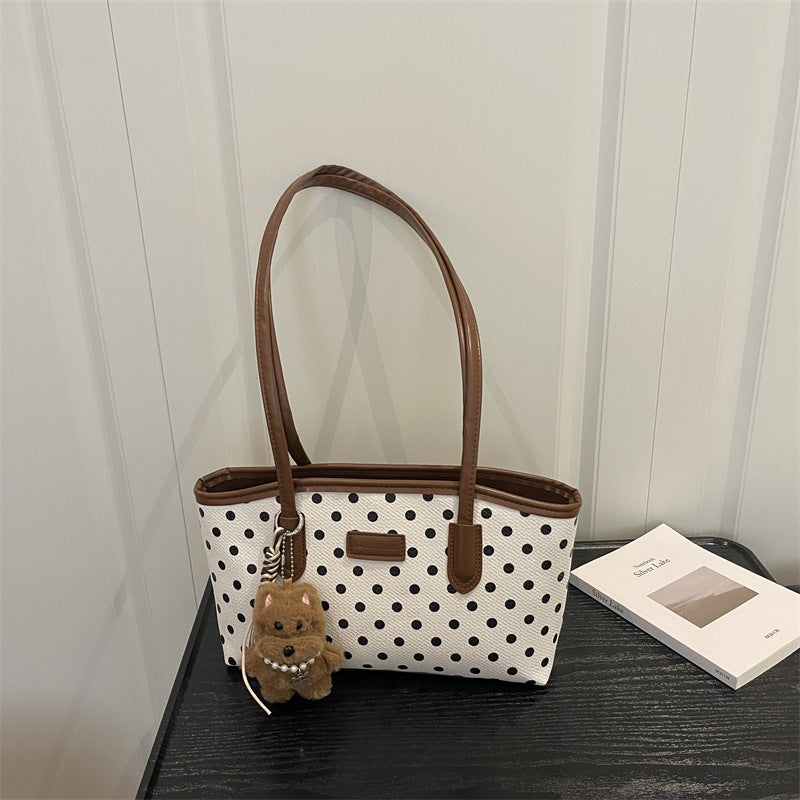 Elegant Polka Dot Tote Bag