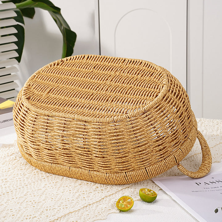 Decorative Round Woven Storage Basket Stornfield