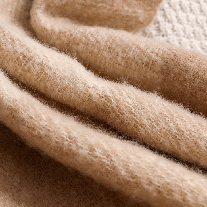 Cozy Checked Throw Blanket