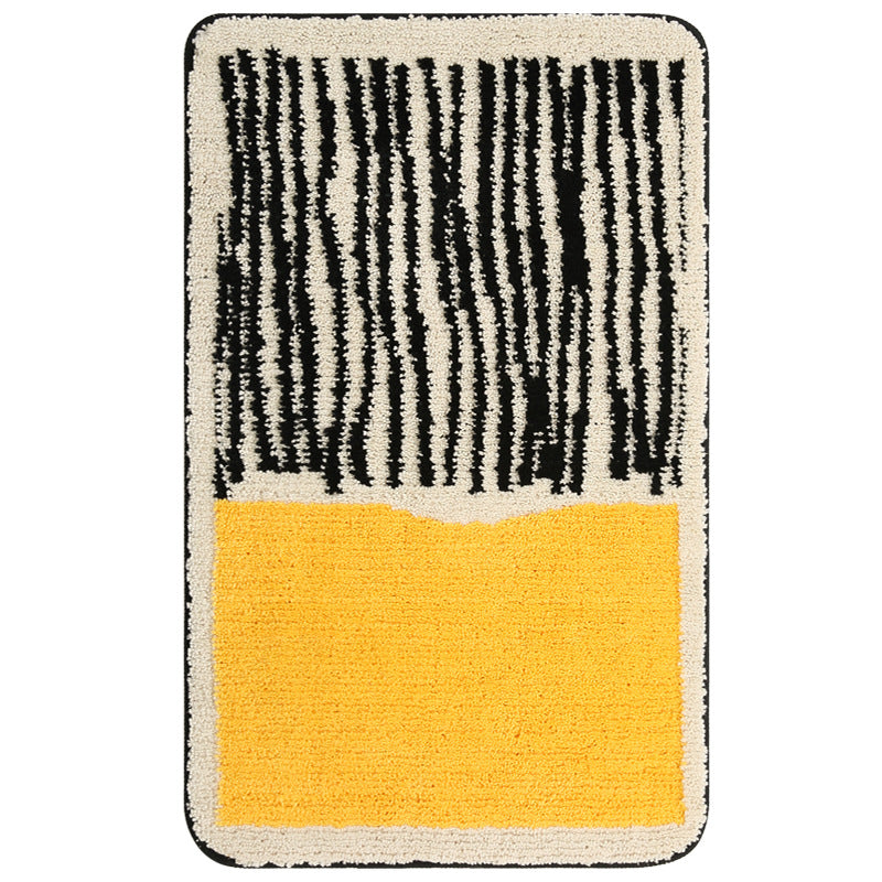 Textured Abstract Bathroom Mat