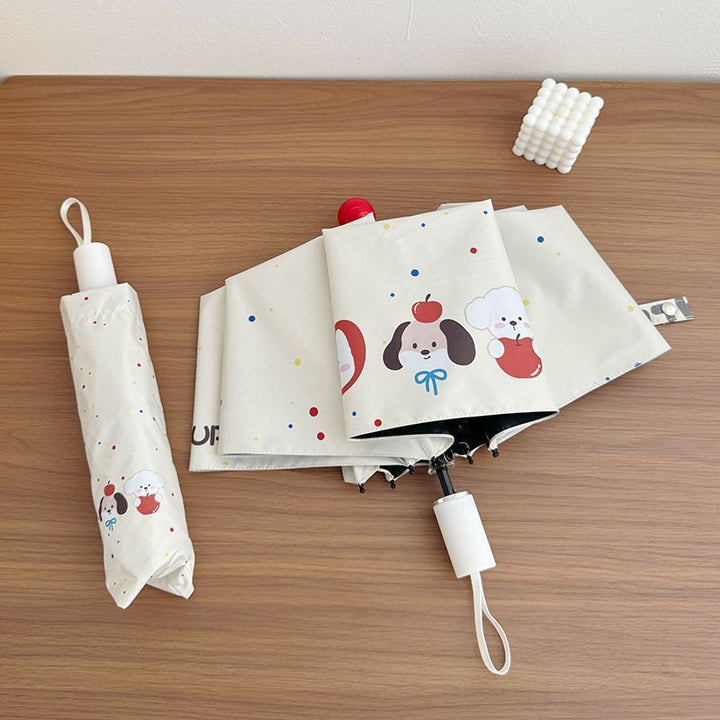 Women's Folding Umbrella with Cute Animal Designs Stornfield