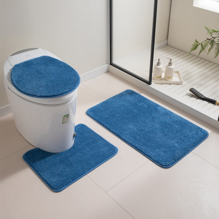 Soft Plush Bathroom Mat Set