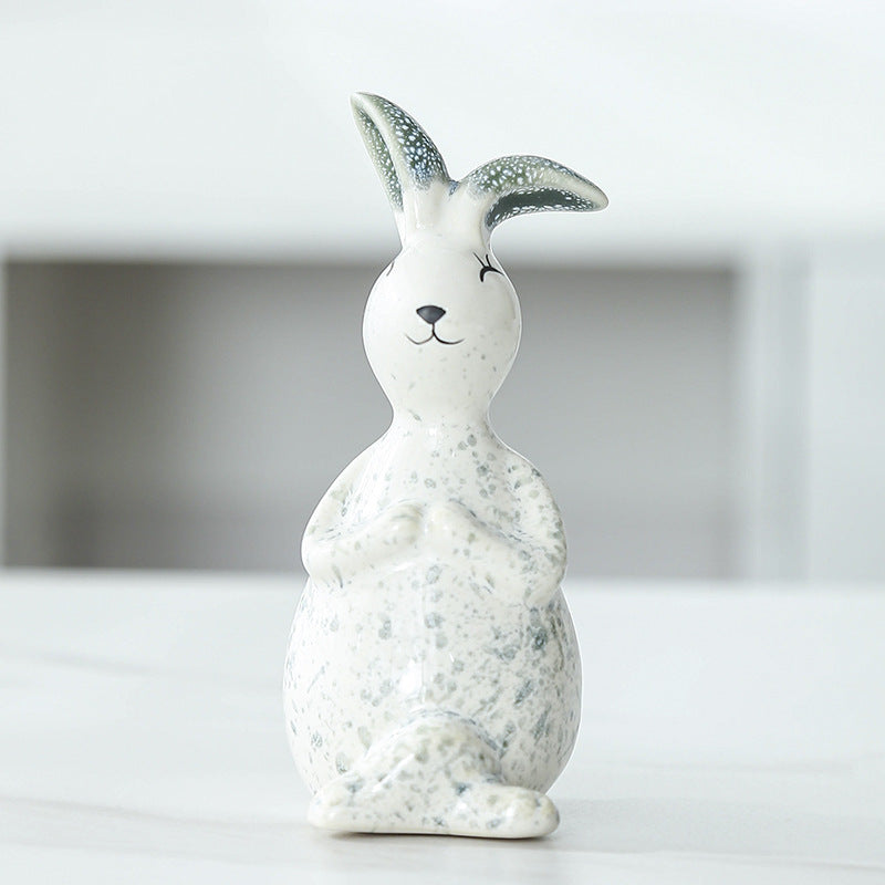 Whimsical Decorative Bunny Sculpture Stornfeild