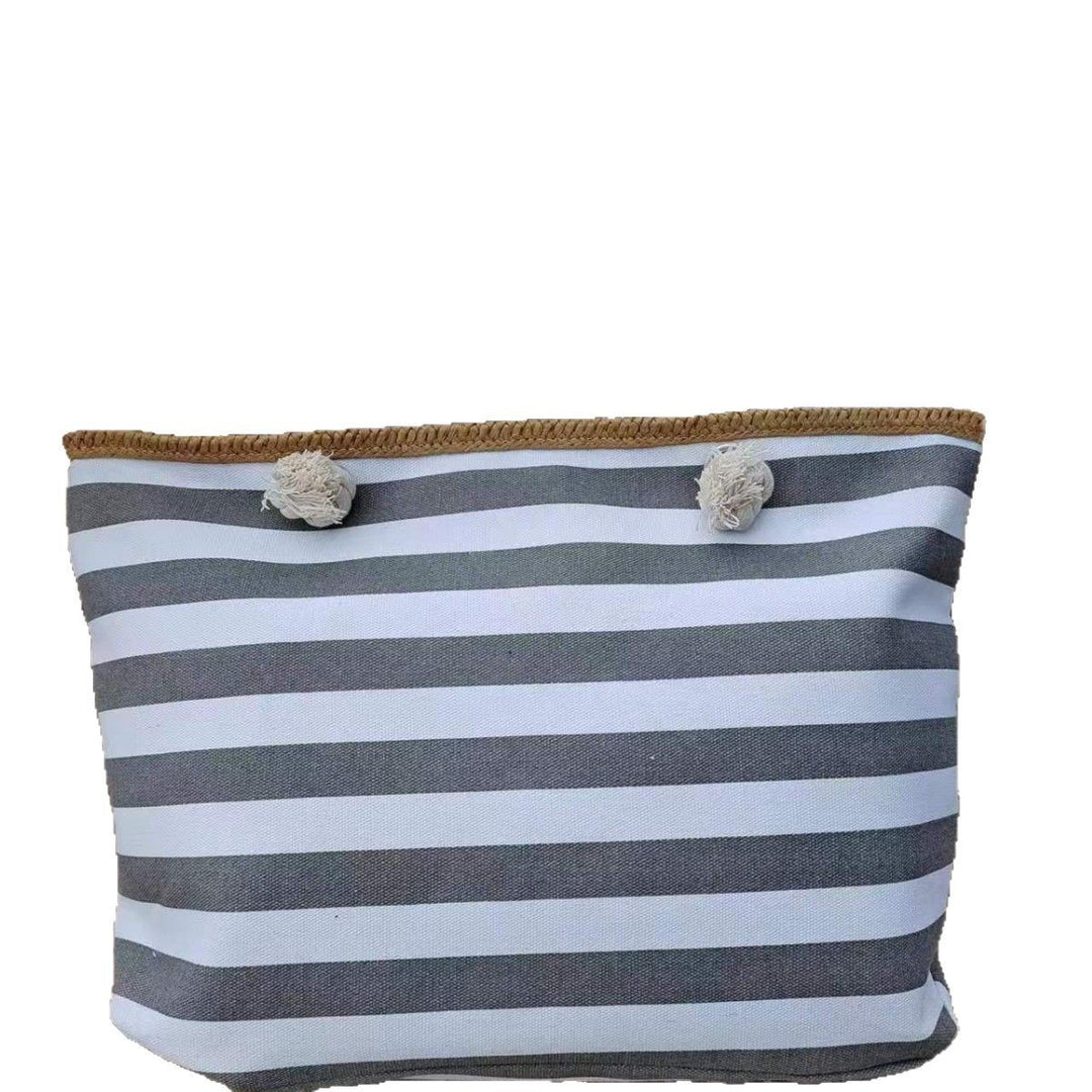 Beach bag with maritime stripe design Stornfield