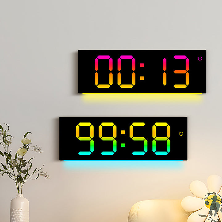 Digital wall clock with temperature sensor Stornfield