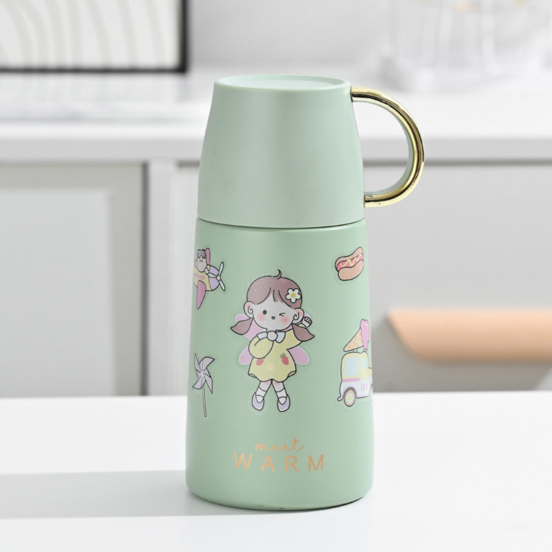 Ladies Insulated Carafe with Colorful Motif Design Stornfield