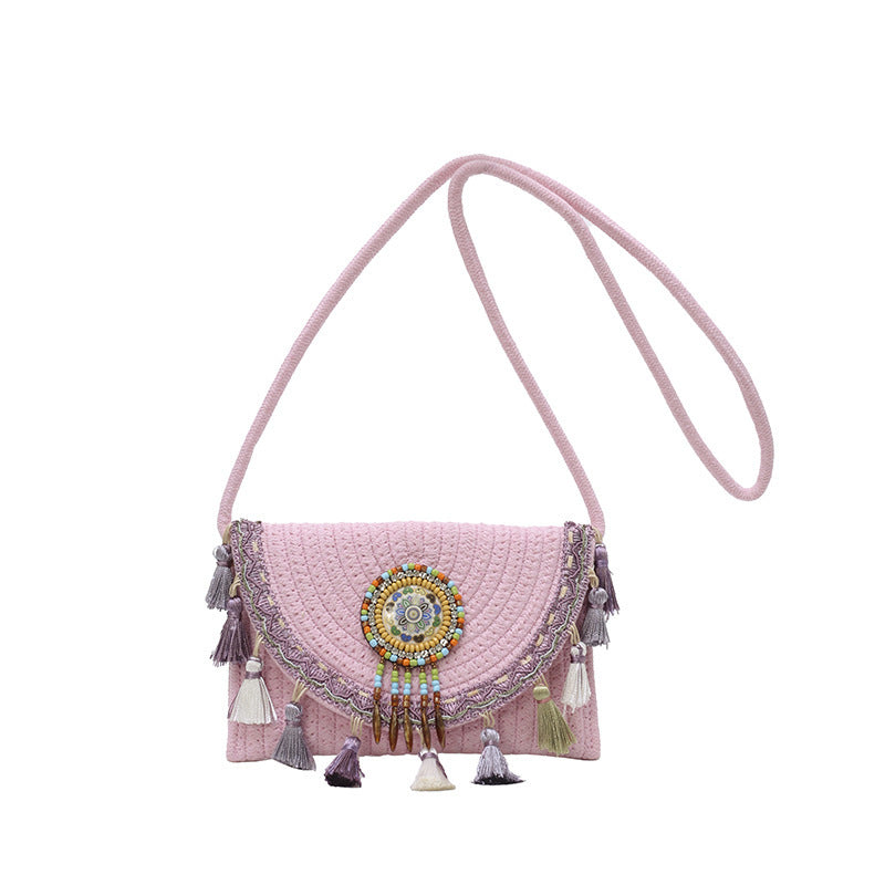 Bohemian-Inspired Handcrafted Beaded Clutch Stornfield