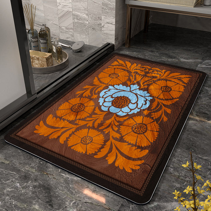 Floral Print Area Rug Stornfield