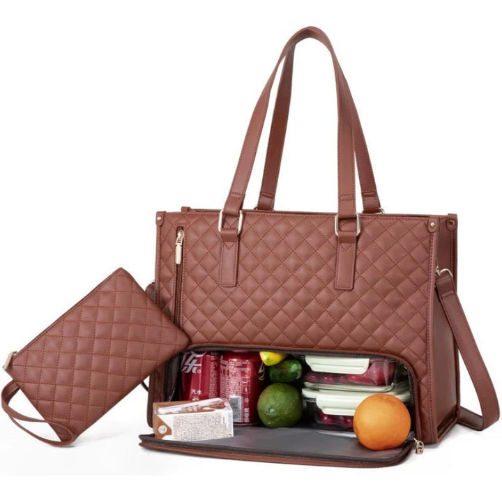 Quilted Multi-Functional Insulated Lunch Tote Stornfield