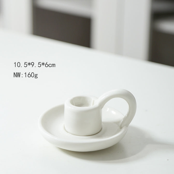 Minimalist Ceramic Candle Holder Stornfeild