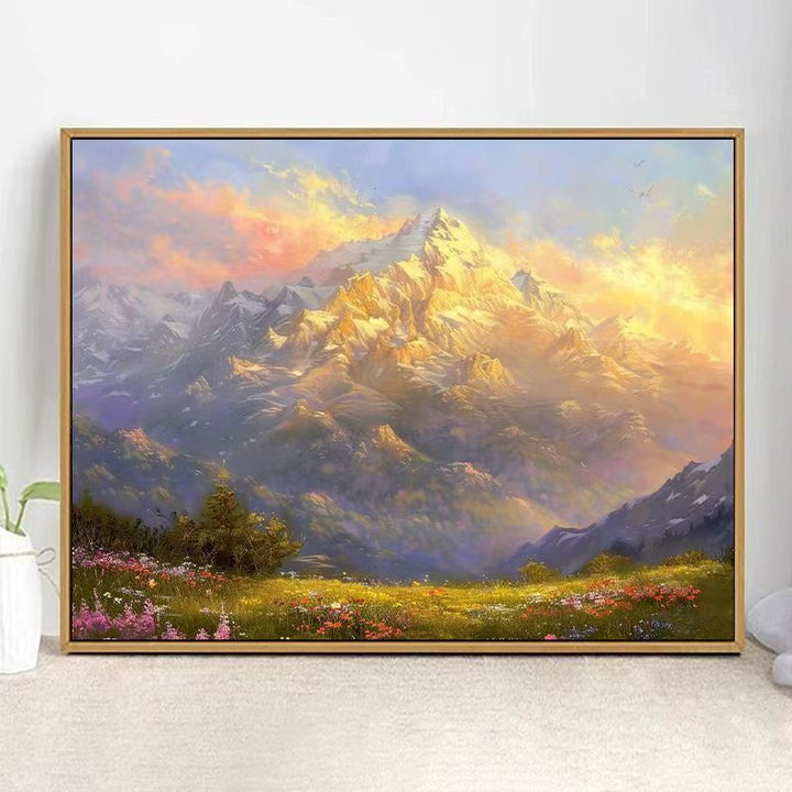 Majestic Mountain Landscape Art Print Stornfield