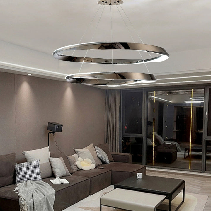 Modern Suspension Ring Chandelier