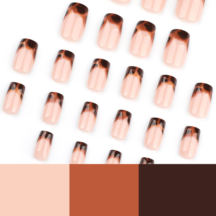 Artistic acrylic nails with elegant ombre design Stornfield