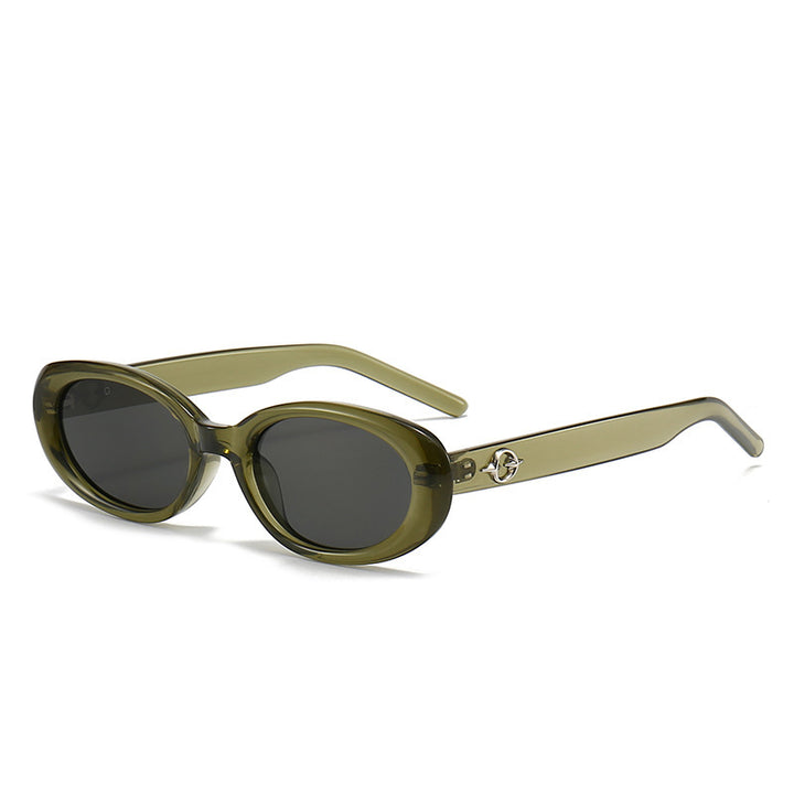 Stylish Sleek Oval Sunglasses Stornfield