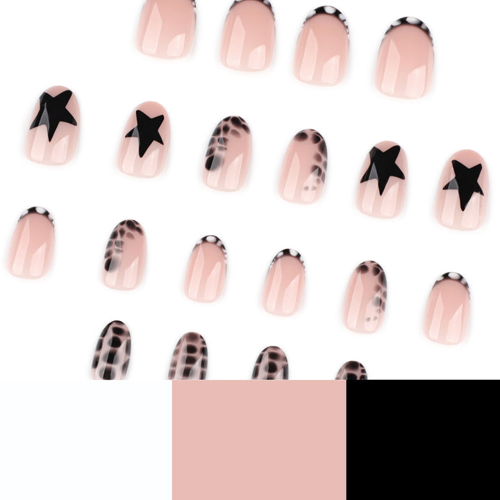 Creative nail art with shimmering star motifs Stornfield