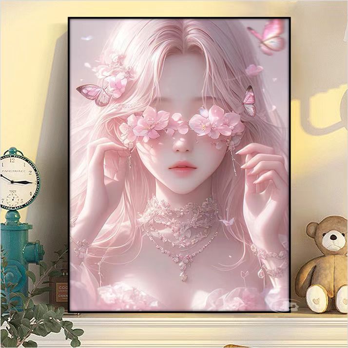 Ethereal Floral Fantasy Art Print Stornfield