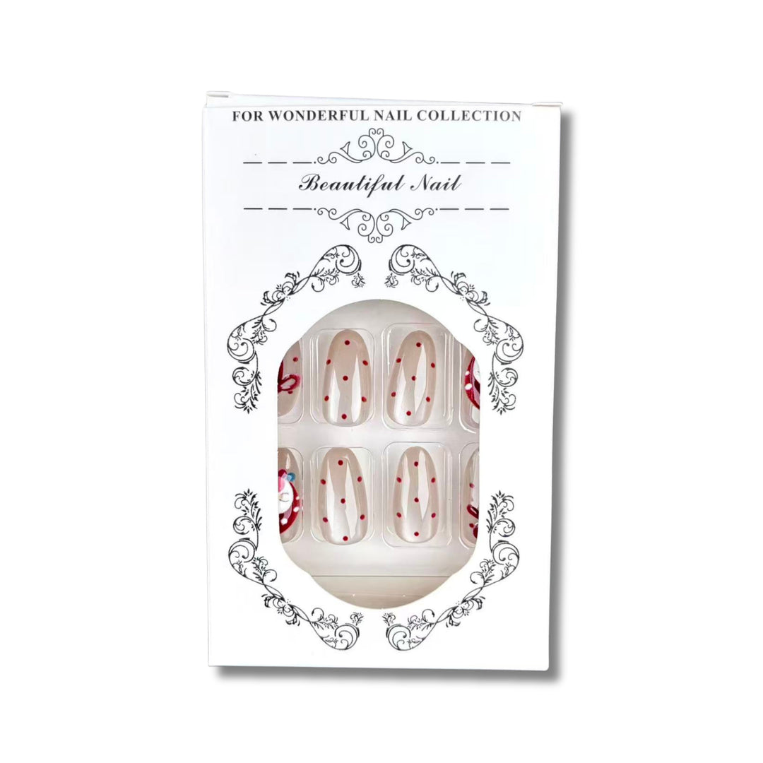 Festive Character-Themed Press-On Nail Set