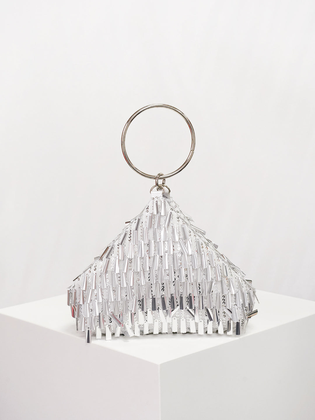 Decorative Fringe Clutch