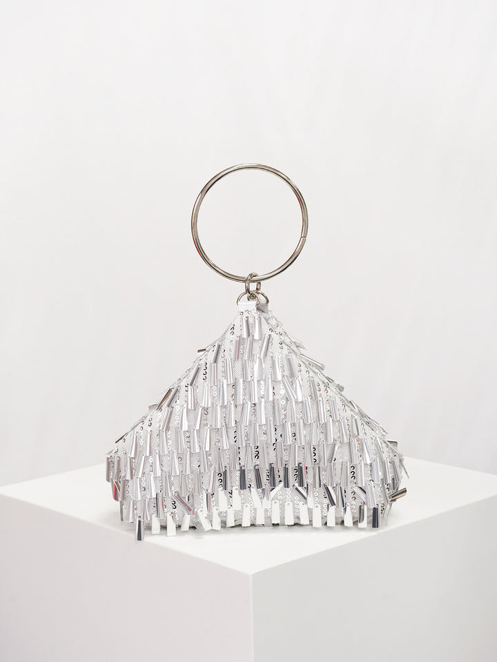 Decorative Fringe Clutch