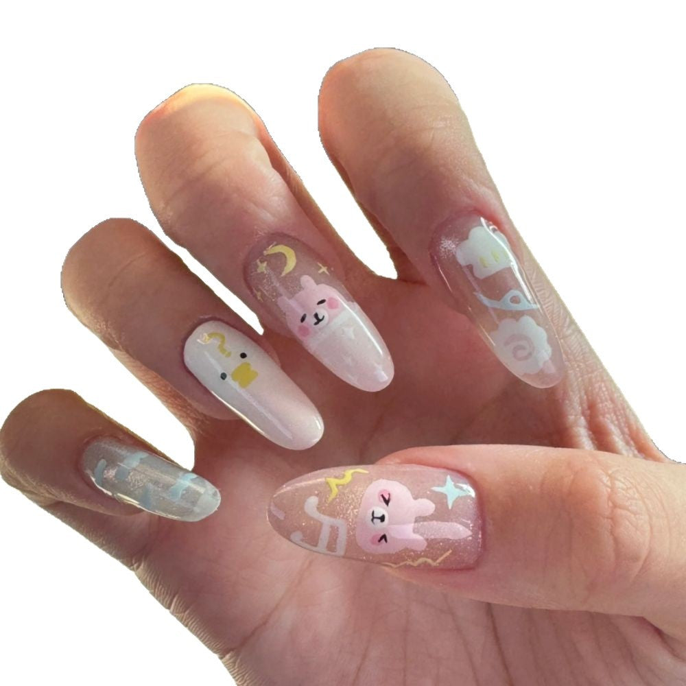 Stylish animal motif artificial nails Stornfield