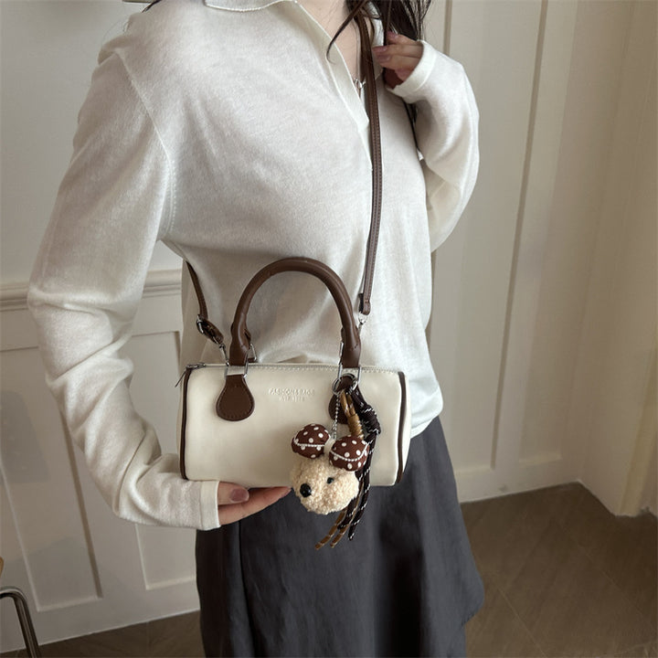 Vintage-Inspired Mini Handheld Satchel