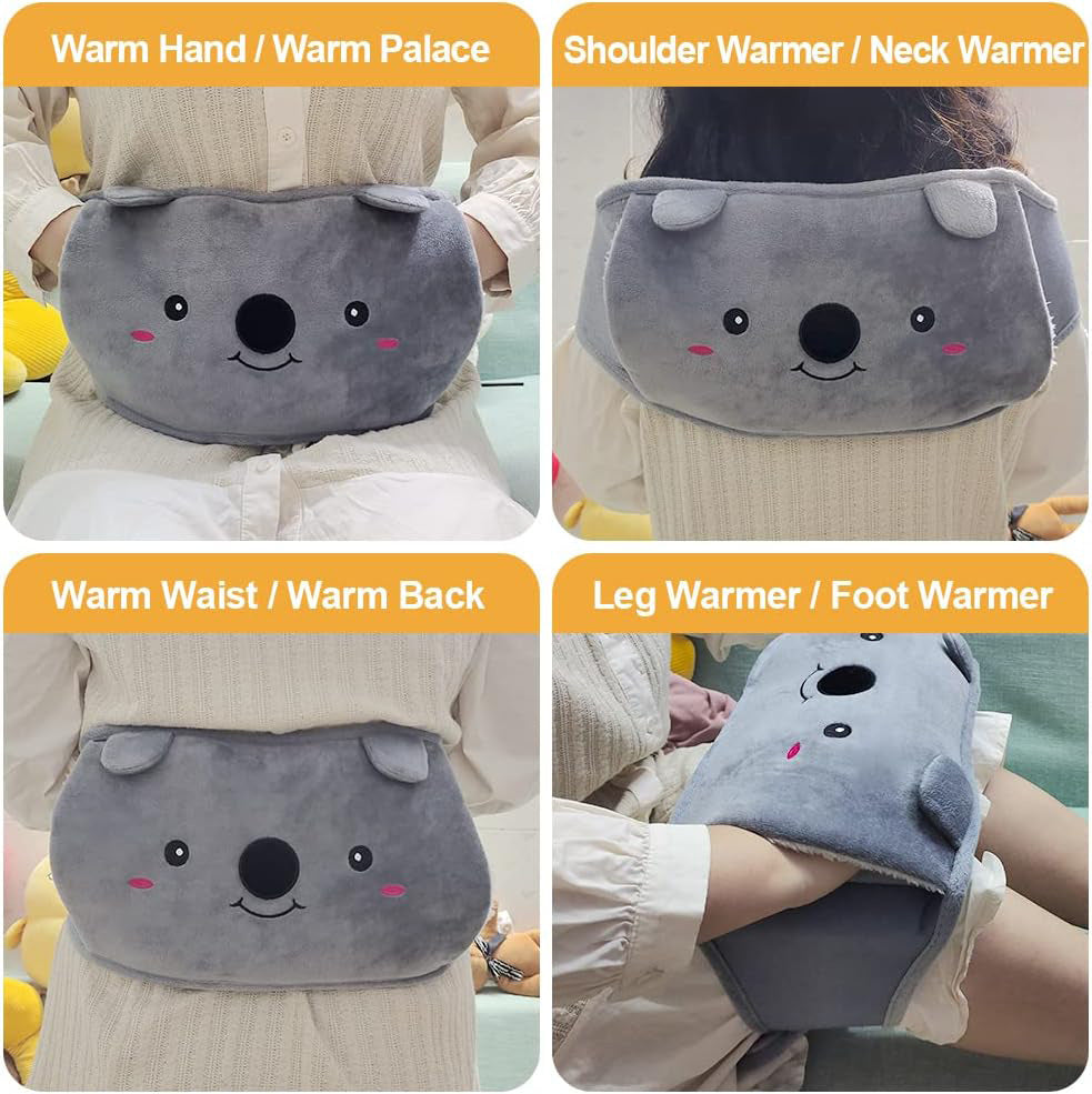 Cute Plush Hot Water Bottle Set Stornfield