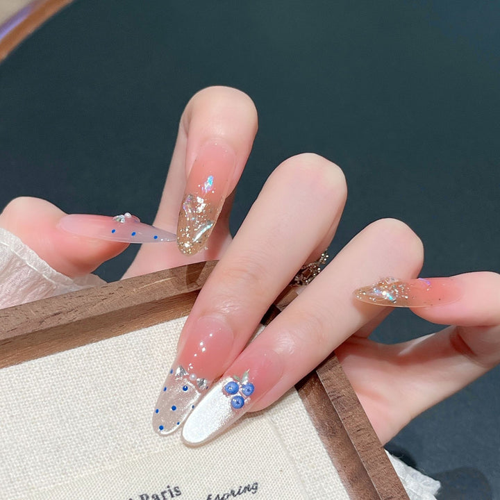 Decorative Glimmering Press-On Nail Art Set Stornfield