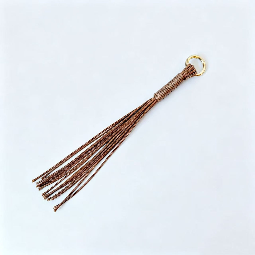 Decorative Leather Tassel Keychain Stornfield
