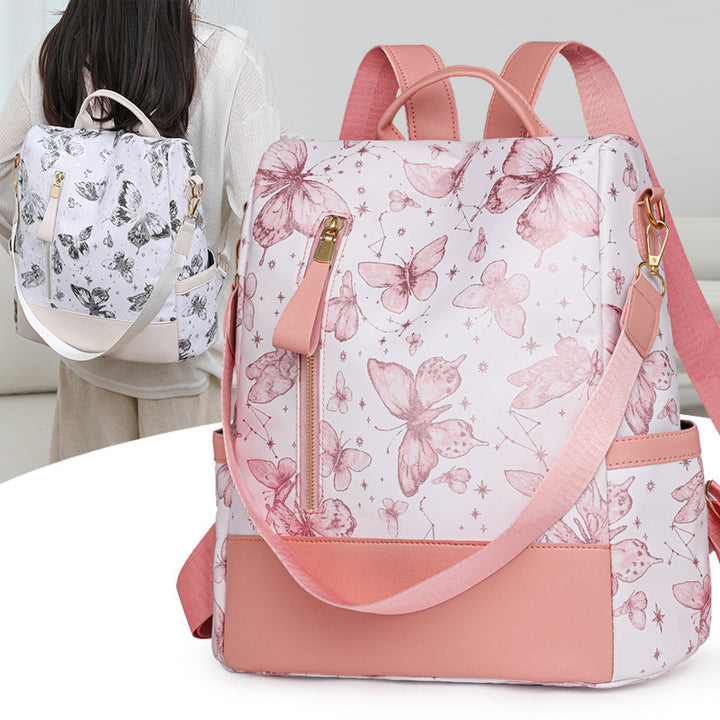 Stylish Butterfly Print Backpack Stornfield