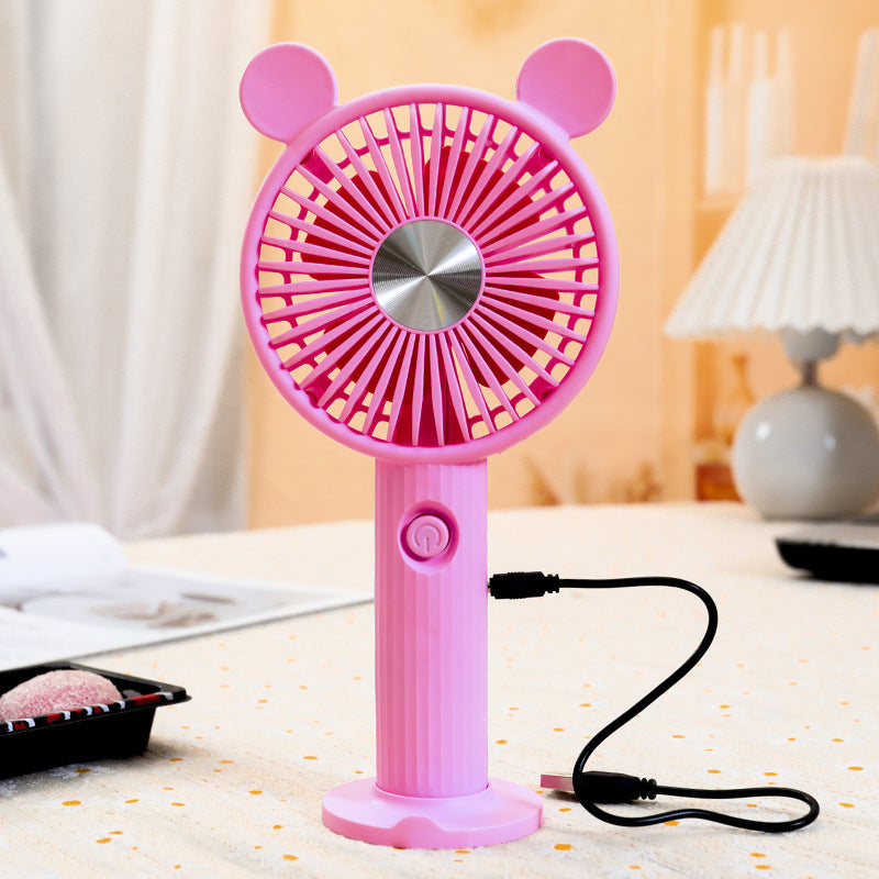 Women's Portable Mini Fan with Animal Ears Stornfield