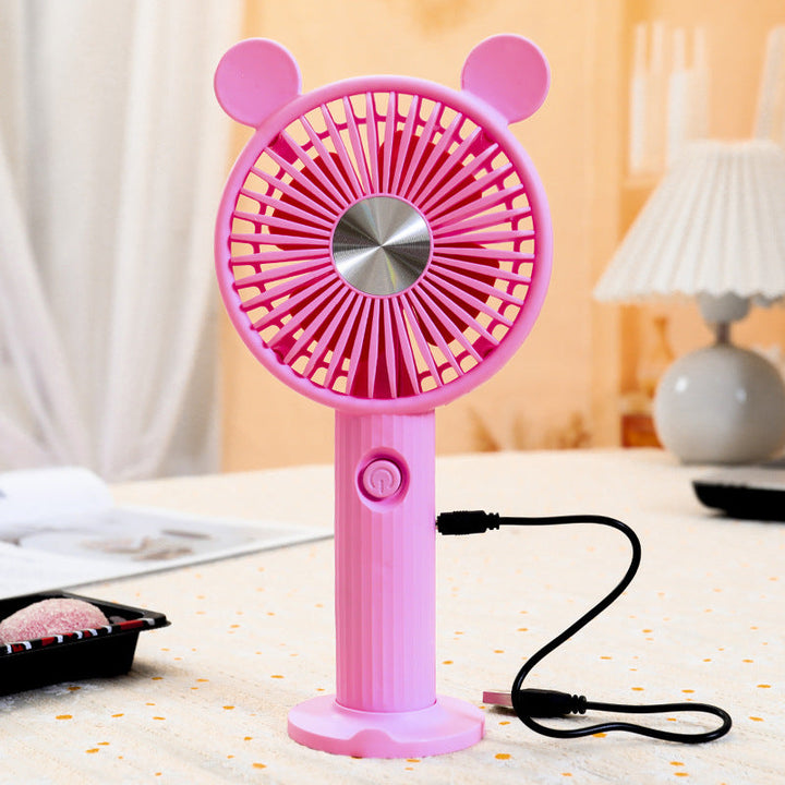 Women's Portable Mini Fan with Animal Ears Stornfield